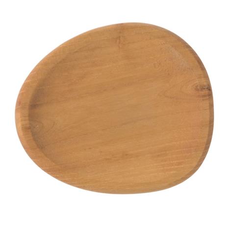 Aida Raw Small Plate 2 Pcs, Teak