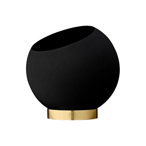 AYTM Globe Flower Pot ä˜17 cm, Black