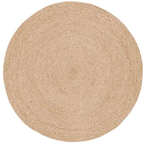 Dixie Ella Rug 125 cm, White/Natural