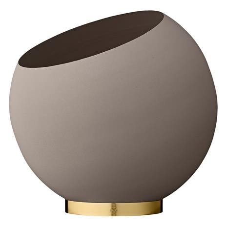 AYTM Globe Flower Pot ä˜37 cm, Taupe