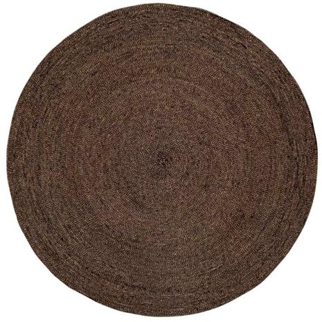 Dixie Ella Rug 125 cm, Black/Natural