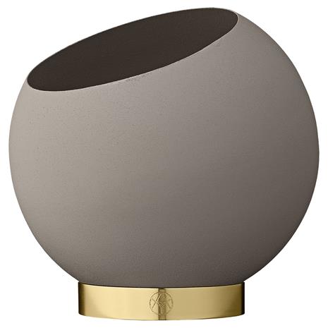 AYTM Globe Flower Pot ä˜17 cm, Taupe