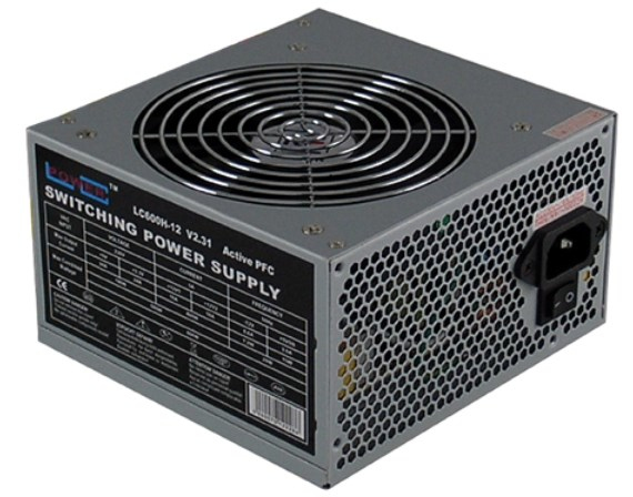 LC Power Office series LC600H-12 V2.31, virtalähde