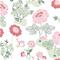 Blomsteräng - 398-03" "Tapetti – kuva 1