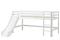 Hoppekids - BASIC Half-high sofabed with slide 90x200 cm - White – kuva 6