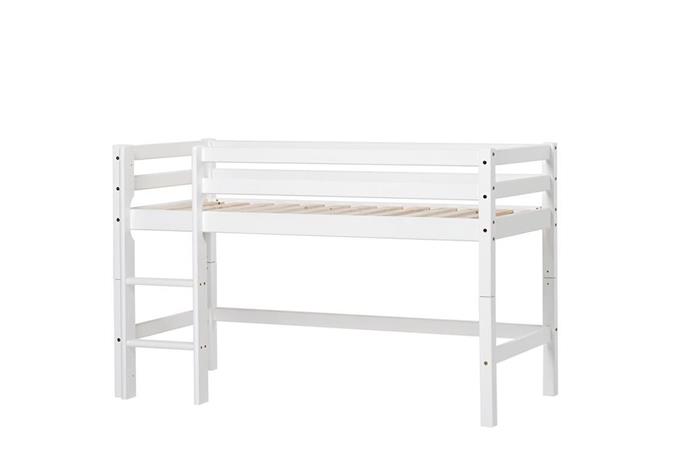 Hoppekids - BASIC Sofabed with half-high module 70x160 cm - White