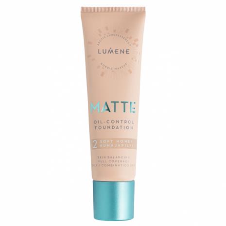 Lumene Matte Oil-Control Foundation Light Ivory