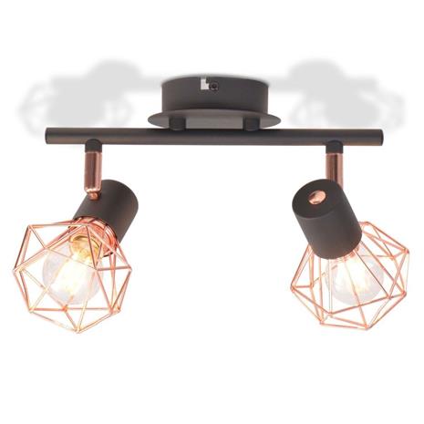 vidaXL Kattovalaisin 2 LED-lampulla 8 W