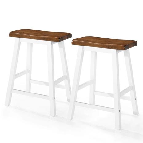 vidaXL Baarijakkarat 2 kpl kiinteä puu 45x23x60 cm