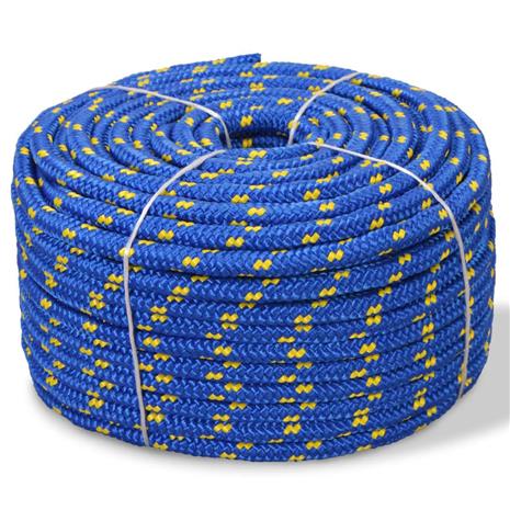 vidaXL Veneköysi Polypropeeni 8 mm 500m Sininen