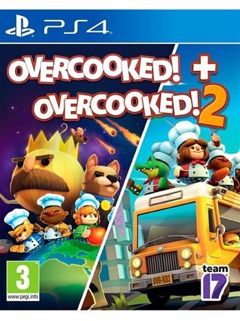 Overcooked + Overcooked 2 Double Pack, PS4-peli