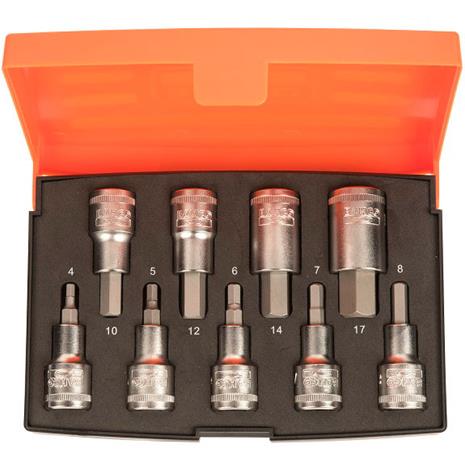 Bahco S9HEX Kärkihylsysarja 9 osaa, 1/2â€