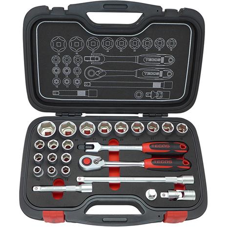 Tecos T-2024 Hylsysarja 24 osaa, 1/2""