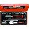Bahco A6716DM Hylsysarja 1/4â€, 15 osaa – kuva 3