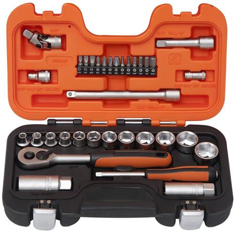 Bahco S330AF Hylsysarja 1/4"" ja 3/8""