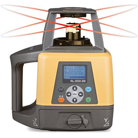 Topcon RL-200 2S, itsetasaava pyörivä työmaalaser