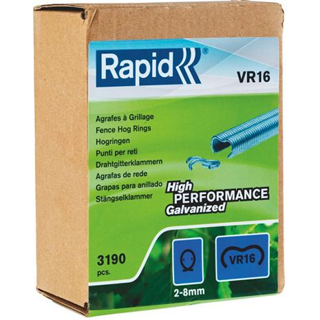 Rapid VR16 Sinkilät hopea 3190 kpl:n pakkaus