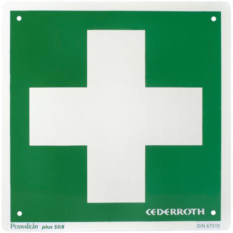 Cederroth First Help Cross Sign, kyltti