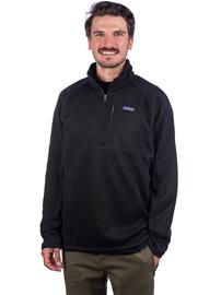 Patagonia Better Sweater 1/4 Zip Fleece Pullover black Miehet, Miesten paidat, puserot ja neuleet