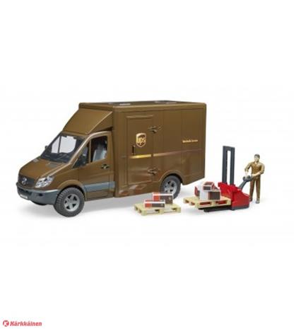 Bruder MB Sprinter UPS with driver and accessories