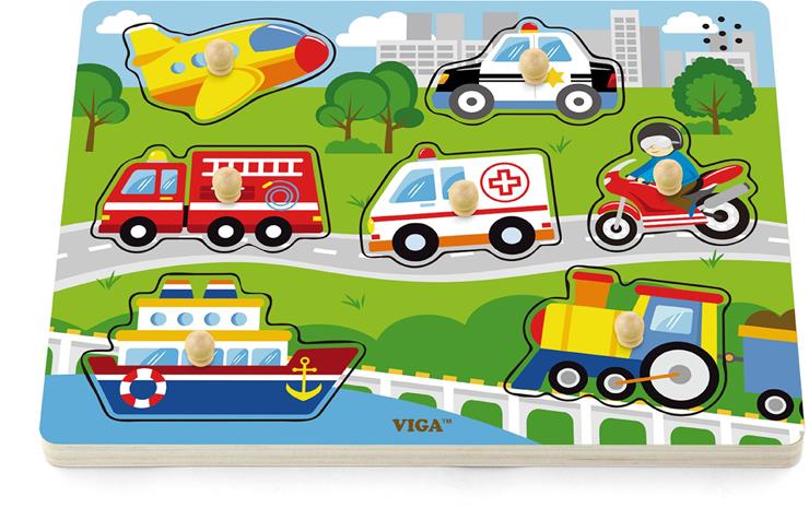 Viga Toys Liikenne-äänipalapeli