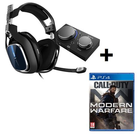 Logitech Astro A40 TR + Mixamp Pro + peli, kuulokemikrofoni (PS4)