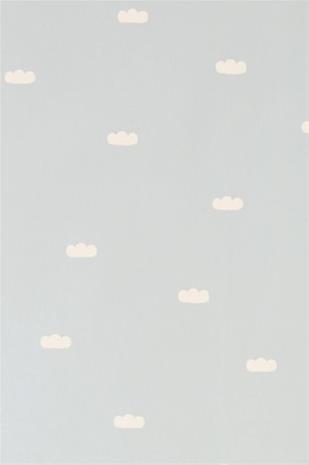 DREAMY CLOUDS DUSTY BLUE - 132-02" "Tapetti