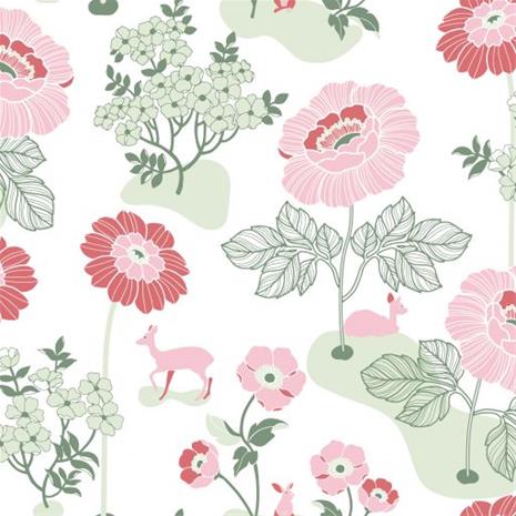 Blomsteräng - 398-03" "Tapetti