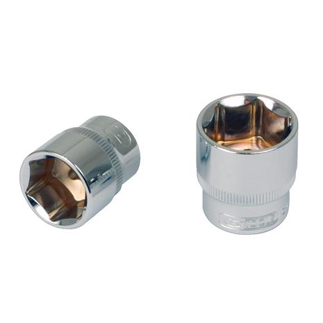Kuusiohylsy KS tools Chrome+; HEX6; 1/4''; 50 mm