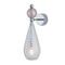 Ebb & Flow Smykke Wall Lamp Crystal/Obsidian Ball, Silver – kuva 1