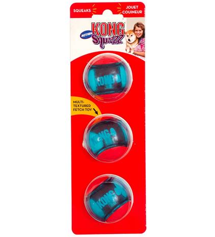 Kong Squeezz Action Ball M koiralelu