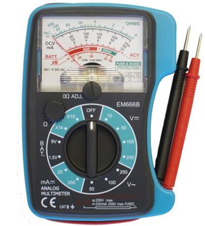 Axxel 10A analoginen yleismittari
