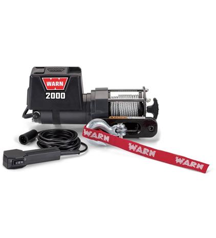 Warn 2000 DC 12V sähkövinssi vaijerilla – kuva 3/6