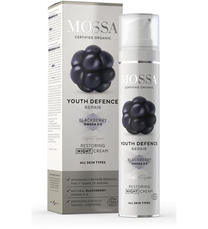 Mossa Restoring night cream, 50 ml