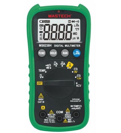 Yleismittari digitaalinen MS8238H 600V Bluetooth