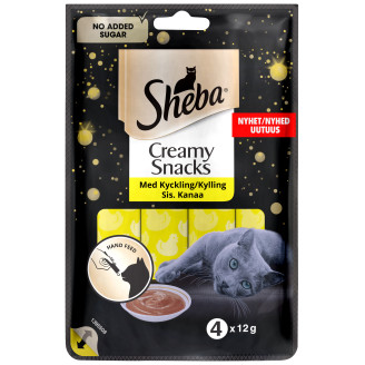 Sheba 4x12g Creamy Snacks Kanaa