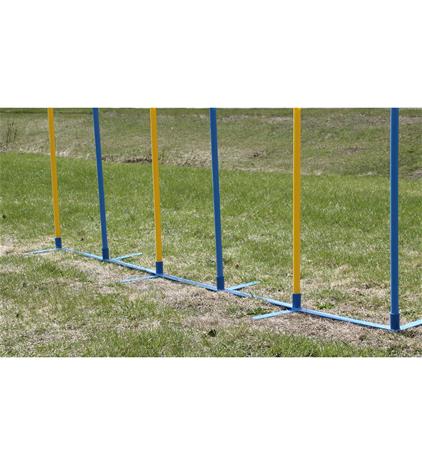 Aksa 6 kpl 60 cm agilitykepit taittorungolla