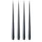 ester & erik Taper Candles Lacquer 32 cm 4-pack, Dark Grey – kuva 1