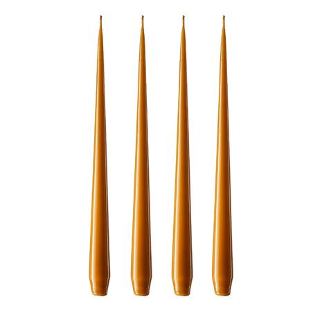 ester & erik Taper Candles Lacquer 32 cm 4-pack, Dark Saffron