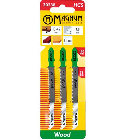 Magnum 3kpl HCS 4,0/100mm pistosahanterä