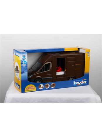 Bruder MB Sprinter UPS with driver and accessories