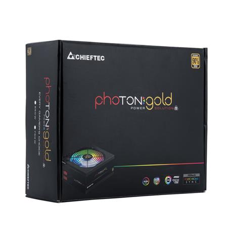 Chieftec Photon RGB 750W Gold, virtalähde – kuva 7/8