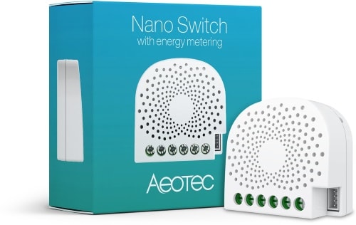 Aeotec Dual Nano Switch With Power Metering