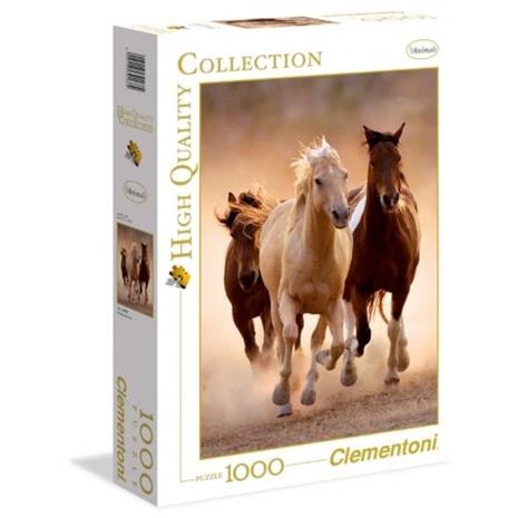 Clementoni Running Horses, palapeli 1000 palaa