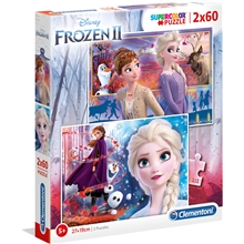 Clementoni - 2x60 Puzzles Kids Frozen 2