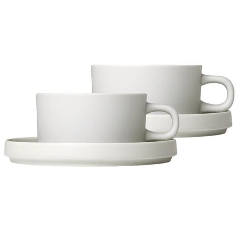 Blomus Mio-muki ja lautanen, 2-pack Moonbeam
