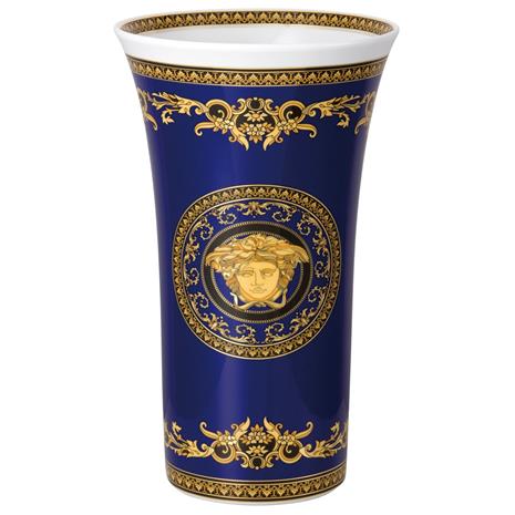 Rosenthal Versace Medusa Blue, maljakko 34 cm