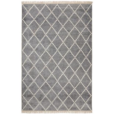 Chhatwal & Jonsson Kochi Rug 230x320 cm, Grey/White