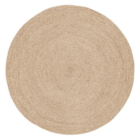Dixie Ella Rug 125 cm, White/Natural