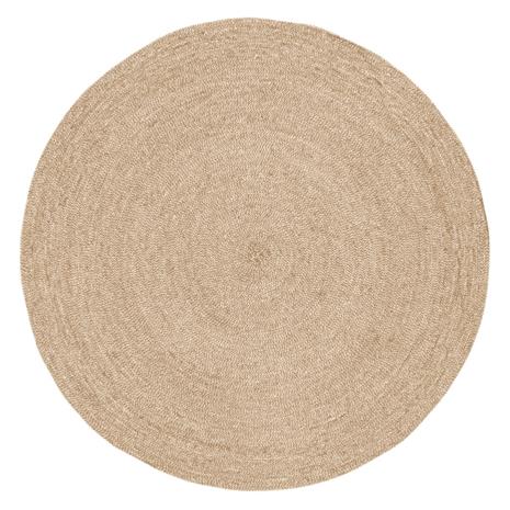 Dixie Ella Rug 125 cm, White/Natural